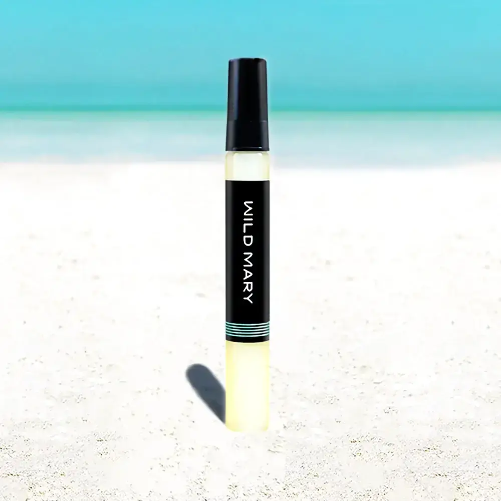 Wild Mary Rosemary Elixir 10 ml Mini Sprayer on Holbox Beach